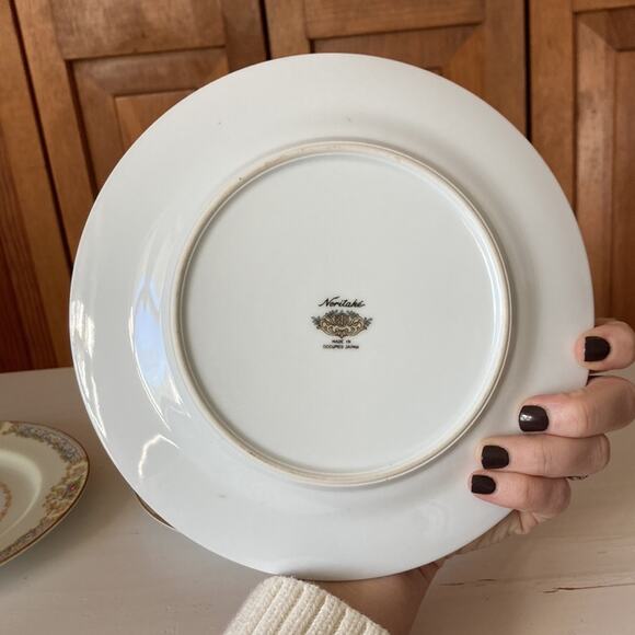 Vintage Noritake Pattern RO2 Salad/Dessert Plates, Set of 4 - Picture 4 of 12